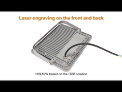 BK02 KCD 高ルーメン LED フラッドライト 屋外用 色制御スイッチ付き