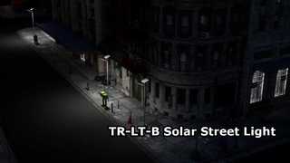 TR-LT-B 全天候型ソーラー街路灯 充電インジケーター＆防水スイッチ付き
